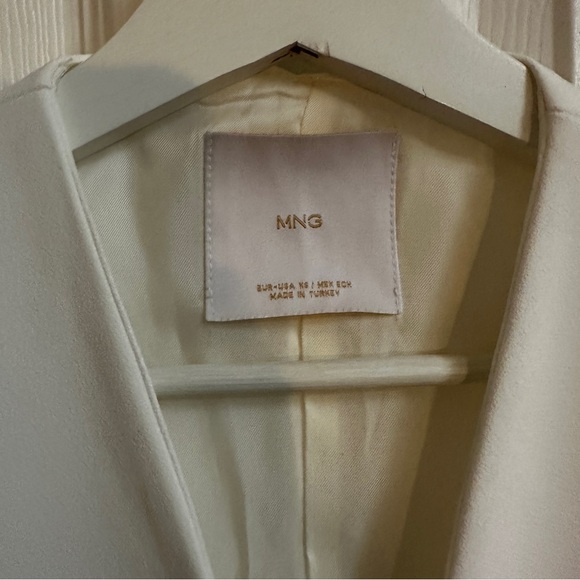 Women's White Vest Mango NET sz S - Picture 7 of 9